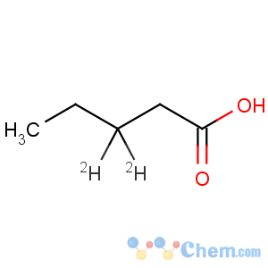 CAS No:83741-74-6 Pentanoic-3,3-d2 acid(9CI)