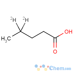CAS No:83741-75-7 Pentanoic-4,4-d2 acid(9CI)
