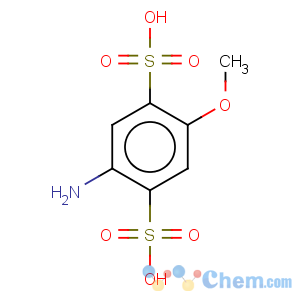 CAS No:83763-33-1 1,4-Benzenedisulfonicacid, 2-amino-5-methoxy-, sodium salt (1:1)