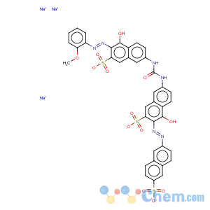 CAS No:83763-84-2 2-Naphthalenesulfonicacid,4-hydroxy-7-[[[[5-hydroxy-6-[2-(2-methoxyphenyl)diazenyl]-7-sulfo-2-naphthalenyl]amino]carbonyl]amino]-3-[2-(6-sulfo-2-naphthalenyl)diazenyl]-,sodium salt (1:?)