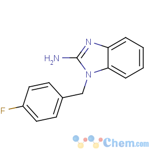 CAS No:83783-69-1 1-[(4-fluorophenyl)methyl]benzimidazol-2-amine