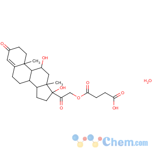 CAS No:83784-20-7 4-[2-[(8S,9S,10R,11S,13S,14S,17R)-11,17-dihydroxy-10,<br />13-dimethyl-3-oxo-2,6,7,8,9,11,12,14,15,<br />16-decahydro-1H-cyclopenta[a]phenanthren-17-yl]-2-oxoethoxy]-4-<br />oxobutanoic acid