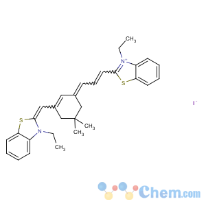 CAS No:83846-69-9 (2Z)-3-ethyl-2-[[(3E)-3-[(E)-3-(3-ethyl-1,<br />3-benzothiazol-3-ium-2-yl)prop-2-enylidene]-5,<br />5-dimethylcyclohexen-1-yl]methylidene]-1,3-benzothiazole