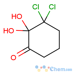 CAS No:83878-01-7 3,3-dichloro-2,2-dihydroxycyclohexan-1-one