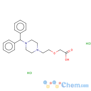 CAS No:83881-54-3 {2-[4-(diphenylmethyl)piperazin-1-yl]ethoxy}acetic acid dihydrochloride