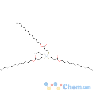 CAS No:83898-52-6 Dodecyl 5-butyl-5-((3-(dodecyloxy)-3-oxopropyl)thio)-9-oxo-10-oxa-4,6-dithia-5-stannadocosanoate