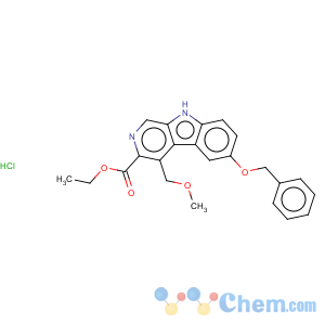 CAS No:83910-44-5 9H-Pyrido[3,4-b]indole-3-carboxylicacid, 4-(methoxymethyl)-6-(phenylmethoxy)-, ethyl ester