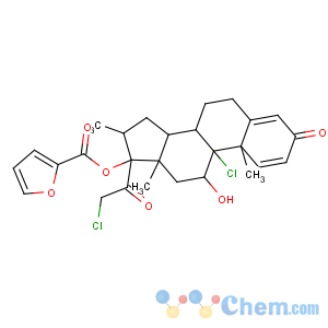 CAS No:83919-23-7 [(8S,9R,10S,11S,13S,14S,16R,<br />17R)-9-chloro-17-(2-chloroacetyl)-11-hydroxy-10,13,16-trimethyl-3-oxo-6,<br />7,8,11,12,14,15,16-octahydrocyclopenta[a]phenanthren-17-yl]<br />furan-2-carboxylate