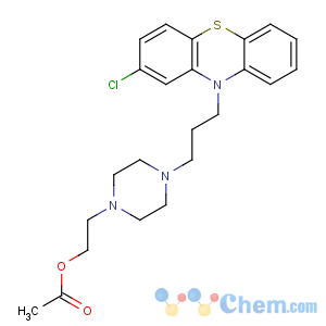 CAS No:84-06-0 2-[4-[3-(2-chlorophenothiazin-10-yl)propyl]piperazin-1-yl]ethyl acetate