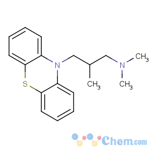 CAS No:84-96-8 N,N,2-trimethyl-3-phenothiazin-10-ylpropan-1-amine