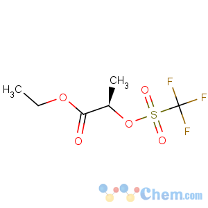 CAS No:84028-89-7 Propanoic acid,2-[[(trifluoromethyl)sulfonyl]oxy]-, ethyl ester, (2R)-