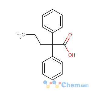 CAS No:841-32-7 2,2-diphenylpentanoic acid