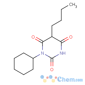 CAS No:841-73-6 5-butyl-1-cyclohexyl-1,3-diazinane-2,4,6-trione