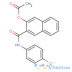 CAS No:84100-15-2 [3-[(4-chlorophenyl)carbamoyl]naphthalen-2-yl] acetate