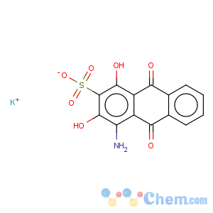 CAS No:84100-73-2 2-Anthracenesulfonicacid, 4-amino-9,10-dihydro-1,3-dihydroxy-9,10-dioxo-, potassium salt (1:1)