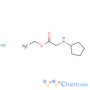 CAS No:84126-69-2 Glycine,N-cyclopentyl-, ethyl ester, hydrochloride (9CI)