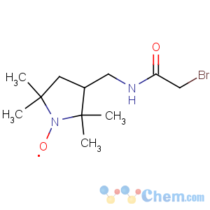 CAS No:84233-52-3 1-Pyrrolidinyloxy,3-[[(bromoacetyl)amino]methyl]-2,2,5,5-tetramethyl- (9CI)