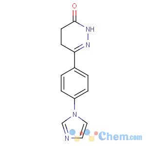 CAS No:84243-58-3 3-(4-imidazol-1-ylphenyl)-4,5-dihydro-1H-pyridazin-6-one
