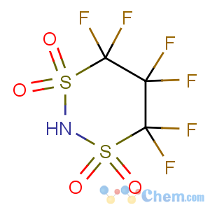 CAS No:84246-29-7 4,4,5,5,6,6-hexafluoro-1,3,2-dithiazinane 1,1,3,3-tetraoxide