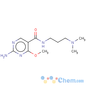CAS No:84332-09-2 5-Pyrimidinecarboxamide,2-amino-N-[3-(dimethylamino)propyl]-4-methoxy-