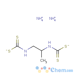 CAS No:84332-87-6 Carbamodithioic acid,(1-methyl-1,2-ethanediyl)bis-, diammonium salt (9CI)