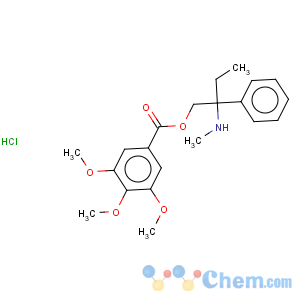 CAS No:84333-59-5 Benzoic acid,3,4,5-trimethoxy-, 2-(methylamino)-2-phenylbutyl ester
