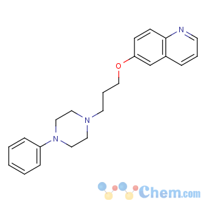 CAS No:84344-69-4 6-[3-(4-phenylpiperazin-1-yl)propoxy]quinoline