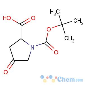 CAS No:84348-37-8 (2S)-1-[(2-methylpropan-2-yl)oxycarbonyl]-4-oxopyrrolidine-2-carboxylic<br />acid