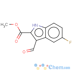CAS No:843629-51-6 1H-Indole-2-carboxylicacid, 5-fluoro-3-formyl-, methyl ester