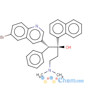 CAS No:843663-66-1 6-Bromo-alpha-[2-(dimethylamino)ethyl]-2-methoxy-alpha-1-naphthalenyl-beta-phenyl-3-quinolineethanol