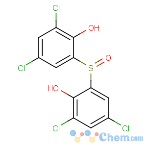CAS No:844-26-8 2,4-dichloro-6-(3,5-dichloro-2-hydroxyphenyl)sulfinylphenol
