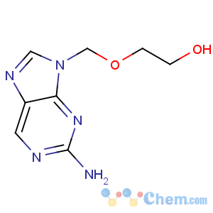 CAS No:84408-37-7 2-[(2-aminopurin-9-yl)methoxy]ethanol