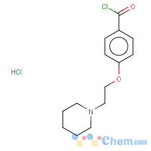 CAS No:84449-81-0 Benzoyl chloride,4-[2-(1-piperidinyl)ethoxy]-, hydrochloride (1:1)