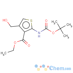 CAS No:844502-65-4 3-Thiophenecarboxylicacid, 2-[[(1,1-dimethylethoxy)carbonyl]amino]-4-(hydroxymethyl)-,ethyl ester