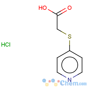 CAS No:84468-14-4 Acetic acid,2-(4-pyridinylthio)-, hydrochloride (1:1)