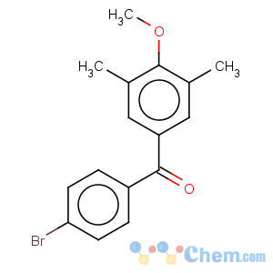 CAS No:844879-14-7 4-Bromo-3',5'-dimethyl-4'-methoxybenzophenone