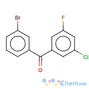 CAS No:844879-45-4 3-Bromo-3'-chloro-5'-fluorobenzophenone