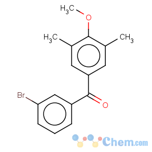 CAS No:844879-47-6 3-Bromo-3',5'-dimethyl-4'-methoxybenzophenone