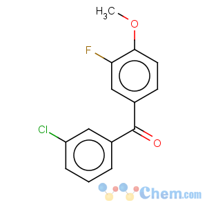 CAS No:844885-00-3 3-Chloro-3'-fluoro-4'-methoxybenzophenone