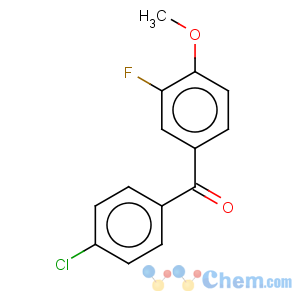 CAS No:844885-05-8 4-Chloro-3'-fluoro-4'-methoxybenzophenone