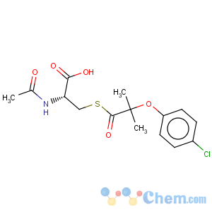 CAS No:84489-15-6 (2r)-2-acetamido-3-[2-(4-chlorophenoxy)-2-methyl-propanoyl]sulfanyl-pr opanoic acid