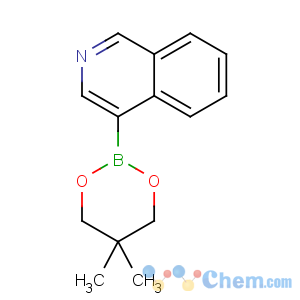 CAS No:844891-01-6 4-(5,5-dimethyl-1,3,2-dioxaborinan-2-yl)isoquinoline