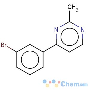 CAS No:844891-12-9 Pyrimidine,4-(3-bromophenyl)-2-methyl-