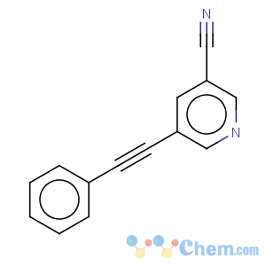 CAS No:845266-26-4 3-Pyridinecarbonitrile,5-(2-phenylethynyl)-
