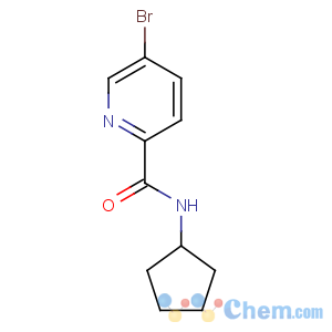 CAS No:845305-91-1 5-bromo-N-cyclopentylpyridine-2-carboxamide