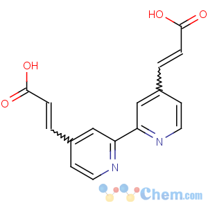 CAS No:845307-48-4 (E)-3-[2-[4-[(E)-2-carboxyethenyl]pyridin-2-yl]pyridin-4-yl]prop-2-enoic<br />acid