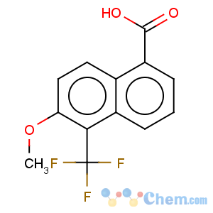 CAS No:84532-72-9 1-Naphthalenecarboxylicacid, 6-methoxy-5-(trifluoromethyl)-
