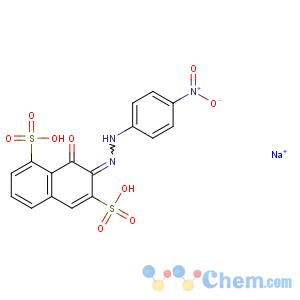 CAS No:84540-31-8 disodium 8-hydroxy-7-[(4-nitrophenyl)azo]naphthalene-1,6-disulphonate