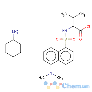 CAS No:84540-67-0 N-((5-(Dimethylamino)-1-naphthyl)sulphonyl)-DL-valine, compound with cyclohexylamine (1:1)