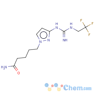 CAS No:84545-30-2 1H-Pyrazole-1-pentanamide,3-[[imino[(2,2,2-trifluoroethyl)amino]methyl]amino]-